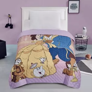 Beauty and the Beast gesteppte Bettwäsche in zwei Größen Prinzessin Belle - Bild 1 von 4