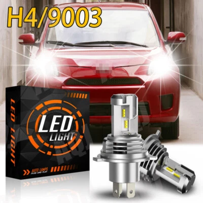 LED For Scion xD 2008-2014 Headlight Kit H4/9003 White 2X Bulbs HI/Low Beam Foto 1 de 4