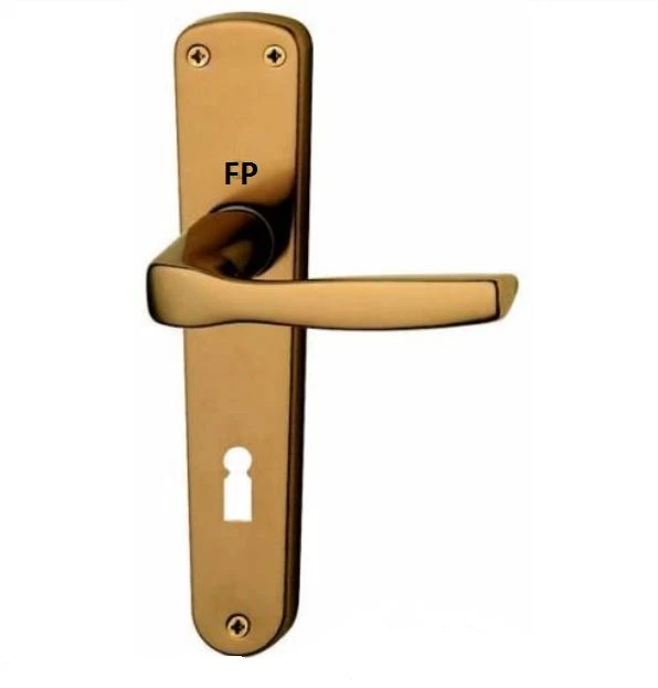 Coppia Maniglia In Alluminio Per Porte Interne Porta Mod Milano Yale Bussola - Immagine 1 di 1