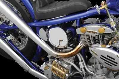 Tanque de aceite de llenado central con cúpula cromada DS 3,1 L para Fat Boy 90-99 Foto 1 de 4