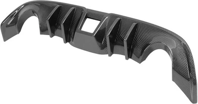 Shark Fin Rear Diffuser Lip for 2009-2020 Nissan 370Z Z34 Coupe, Carbon Fiber - Изображение 1 из 4