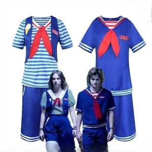Stranger Things Robin Scoops Ahoy Cosplay Halloween Costume Uniform Fancy Dress& - Picture 1 of 20