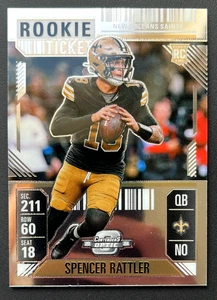 Spencer Rattler Rookie Ticket - 2024 Panini Contenders - Bild 1 von 2
