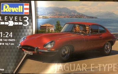 1/24 Maquette JAGUAR TYPE E COUPE - Revell - REV07668 - Photo 1/2