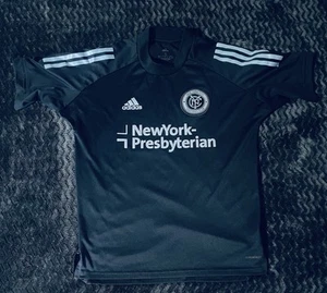 New York City FC Adidas Aeroready MLS Soccer Jersey Size S NYFC 2019 - Picture 1 of 6