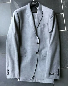 Traje Paul Smith Gris | 2 Botones Sencillo Pecho | PATIO | 100% Lana | Talla 44R - Imagen 1 de 10