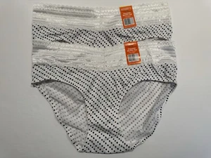 NWT Warners No Pinching, No Problems Hipster Microfiber Panties 5609J M 6 2 PR - Picture 1 of 4