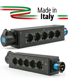 EXTREME POWERBOX NERO CIABATTA ALIMENTAZIONE PALCO MADE IN ITALY SPIA RETE INGRE - Foto 1 di 1