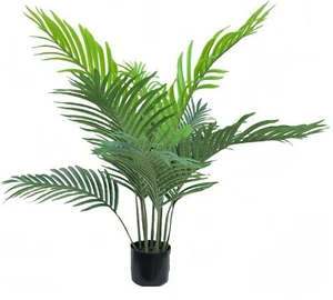 Artificial Tree Faux Plants Indoor Outdoor 100CM Tall Fake Tropical Palm Tree - Picture 1 of 8