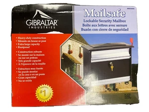 Gibraltar Mailsafe Lockable Security Wall Mount Mailbox MSK00000 - Picture 1 of 3