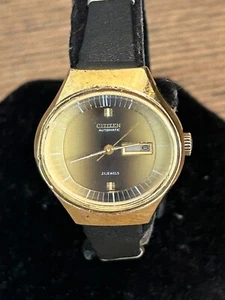 Vintage Citizen Damen Automatik 21 Jewels Analog Oval Goldfarben - Bild 1 von 9