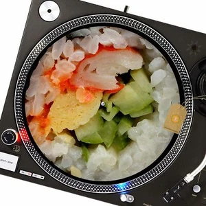Sushi Roll Slipmat Turntable 12" for DJ Vinyl LP Audiophile - Picture 1 of 1