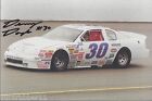 SIGNED 1995 DENNY DOYLE #30 BUSCH GRAND NATIONAL NORTH NASCAR POSTCARD