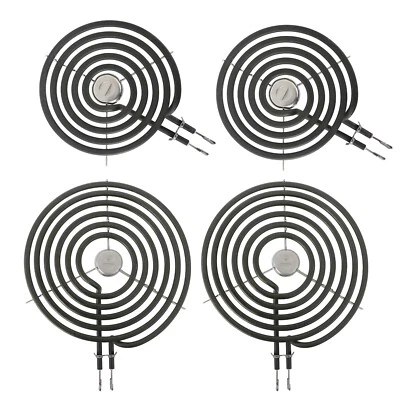 GE Electric Range Burner Element Kit 4 Pack (2, 6") WB30M1 (2, 8") WB30M2  - Image 1 of 4