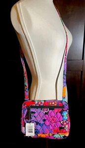 Vera Bradley Floral Fiesta Petite Crossbody Shoulder Bag New Tag - Picture 1 of 14