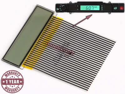 NUOVO OROLOGIO DIGITALE PER DAIMLER JAGUAR XJS XJ6 LCD DISPLAY VISUALIZZAZIONE Foto 1 de 3