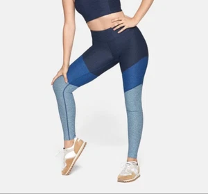 Leggings Outdoor Voices 7/8 primaverili blu navy/mare profondo/nebbia donna taglia XS - Foto 1 di 5