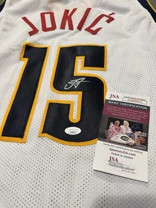 MVP and NBA Champion Nikola Jokic Signed Denver Nuggets Jersey JSA COA AUTO - Picture 1 of 5