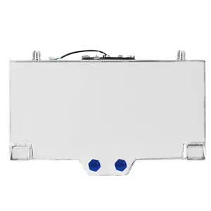 60L Aluminium Fuel tank mirror polish Fuel cell with cap/foam inside with sensor - Picture 1 of 10