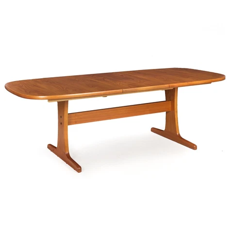 Danish Mid Century Teak Dining Table by Gangso Møbler, 20th Century Cover