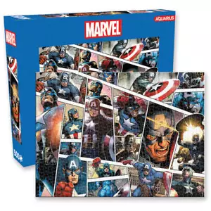 Aquarius Marvel Captain America Panels Puzzle 500 Pieces Officially Licensed - Picture 1 of 1