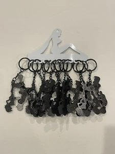 Moving Sex Naughty Couple Keychain Metal Bachelorette Party Gift Set Of 12 - Picture 1 of 5