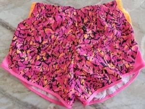 Nike Mesh Inset Running Shorts - Girls - Vivid Pink - Medium - Picture 1 of 2
