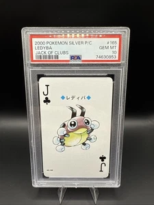 2000 Pokemon Silver Playing Card #165 Ledyba Jack Of Clubs PSA 9 MINT - Picture 1 of 2