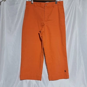 Ralph Lauren Sport Womens 8 Straight Leg Capri Orange - Picture 1 of 5