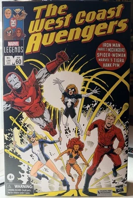 Marvel Legends West Coast Avengers 5 figuras conjunto de caja sellado, coleccionista debe tener! Foto 1 de 2