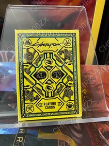 Mazo de cartas Cyberpunk 2077 edición coleccionista lámina de plata póker casino - Imagen 1 de 4