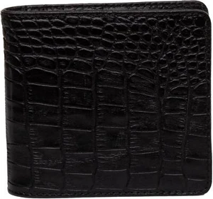 JUSTIN REECE ENGLAND Cartera Nota Soporte Con 8 Hombre Tarjetero en Negro Ru - Imagen 1 de 4