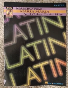 Mambo No 5 Maria Maria & Other Latin Hits For FLUTE W/ Unopened CD.  - Picture 1 of 4