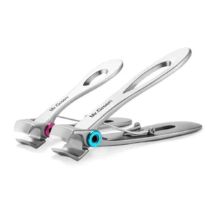 MR GREEN Wide Curved Nail Clippers Thick Toenails Large Small German Stainless - Picture 1 of 14