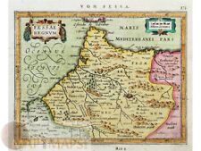Beautiful and detailed geographical Mercator map of Algeria and Morocco.