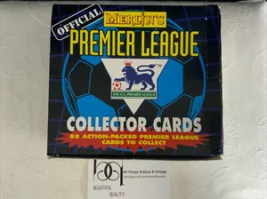 1996-97 Merlin's Premier League Soccer Card Box - 50 packs Unopened Fowler Giggs - Picture 1 of 6