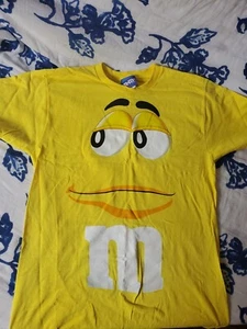 Y2K VTG Mars M&Ms Candy Yellow Peanut Mega Print AOP T-Shirt Men’s Size Med+ - Picture 1 of 6
