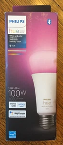 Philips Hue White and Color Ambiance A21 E26 100W Smart LED Bulb 562982 - NIB - Picture 1 of 5