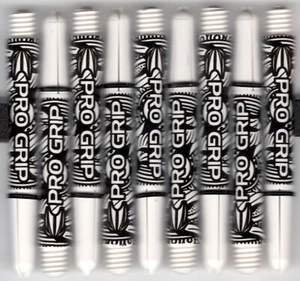 1.75in. 2ba White TARGET INK Pro Grip Dart Shafts & Springs: 1 set of 3 - Picture 1 of 4