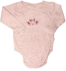 🌈 Baby Mädchen Langarm Wickel Body ,Body vest Gr.62/68🌈 - Bild 1 von 1
