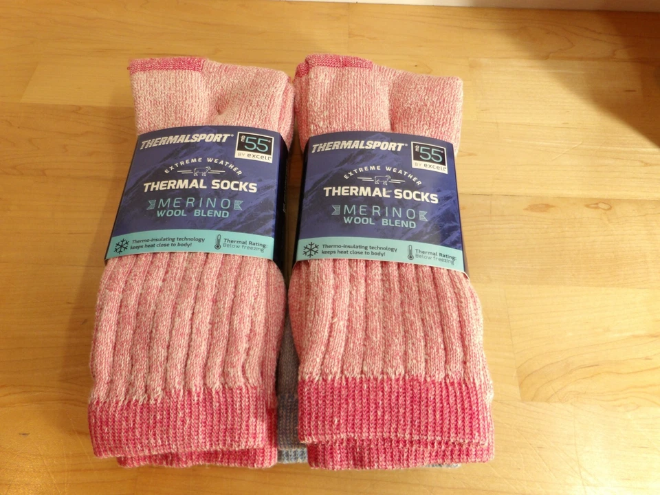 Ladies Thermalsport Extreme Weather Thermal Socks-Merino Wool Blend  2 Packs - Image 1 of 4