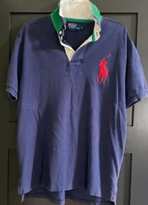 VINTAGE RARE RETRO POLO BY RALPH LAUREN BIG PONY SIZE LARGE - Picture 1 of 7