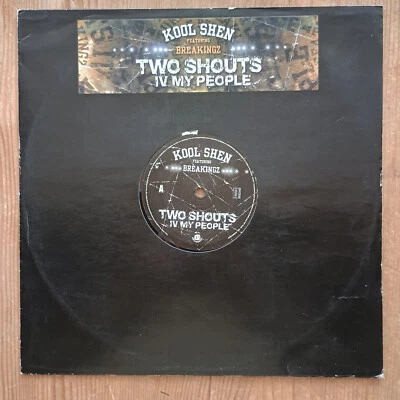 Kool Shen - Two Shouts IV My People 12" FR-1995 PROMO VG+/VG - Bild 1 von 2