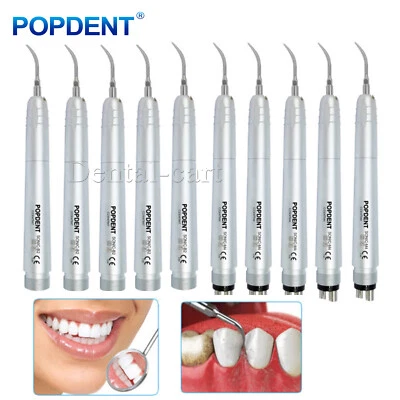 Dental Ultrasonic Air Scaler With 3 Tips Teeth Cleaning 2/4 Holes Handpiece - Image 1 of 4