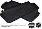 Yellow Stitching 2X Sun Visors Leather Covers Fits Bmw E36 Convertible 1993-1998