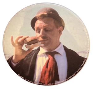 Popeye Happy Wimpy With a Hamburger Lapel Button Pin Back - Picture 1 of 2