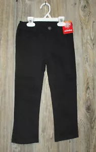 Garanimals Boys Pants Slim 4T Adjustable Snap Waist NWT Stretch Pockets Black - Picture 1 of 9