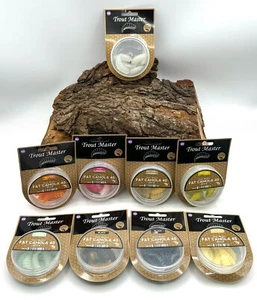 Spro Trout Master Fat Camola 40 4cm Larve TPE 7 Farben Bienenmade Aroma Dose - Picture 1 of 11