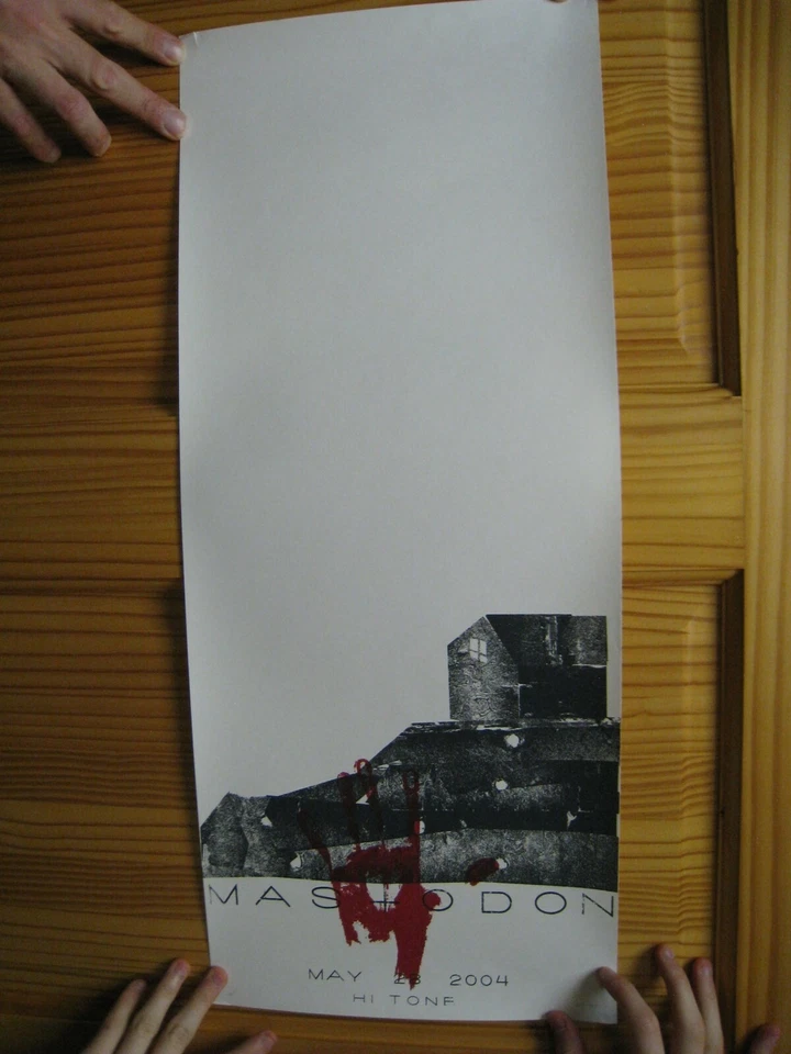 Mastodon Poster 2004 Louse Signed Numbered - Image 1 of 4