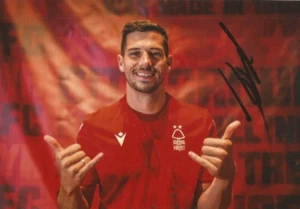 NOTTINGHAM FOREST: REMO FREULER SIGNED 6x4 PORTRAIT PHOTO+COA - Picture 1 of 1
